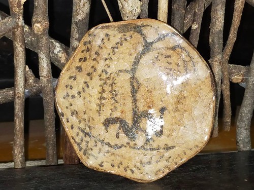 Antike mino ware - mino, eisenmalerei