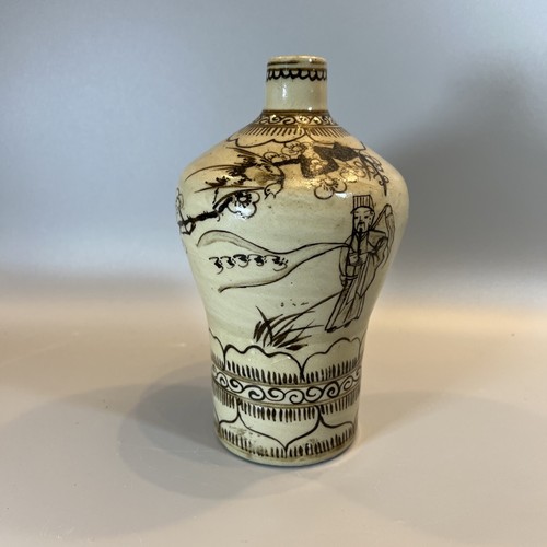 Vintage vase cizhou stil china - cizhou-stil,