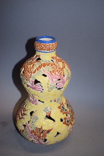 Doppelkürbisvase/Räuchervase