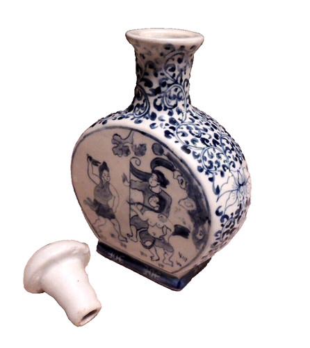 Asiatische flasche aus keramik - asiatische,