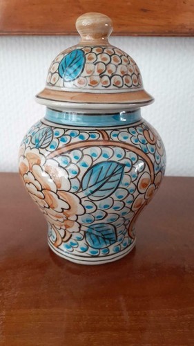 Indonesische deckelvase cm - indonesische,