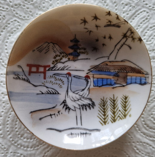 Japanischer porzellan vogel - japanischer,