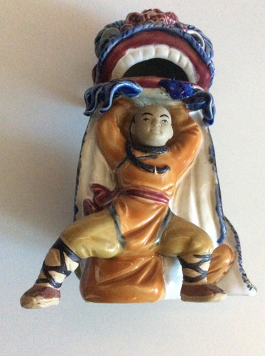 Vintage shiwan keramik figur - keramik,